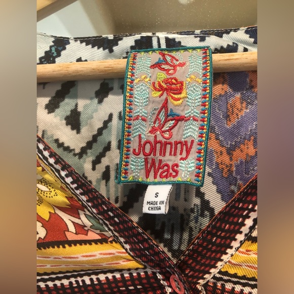 Johnny Was blouse size small - Picture 2 of 5